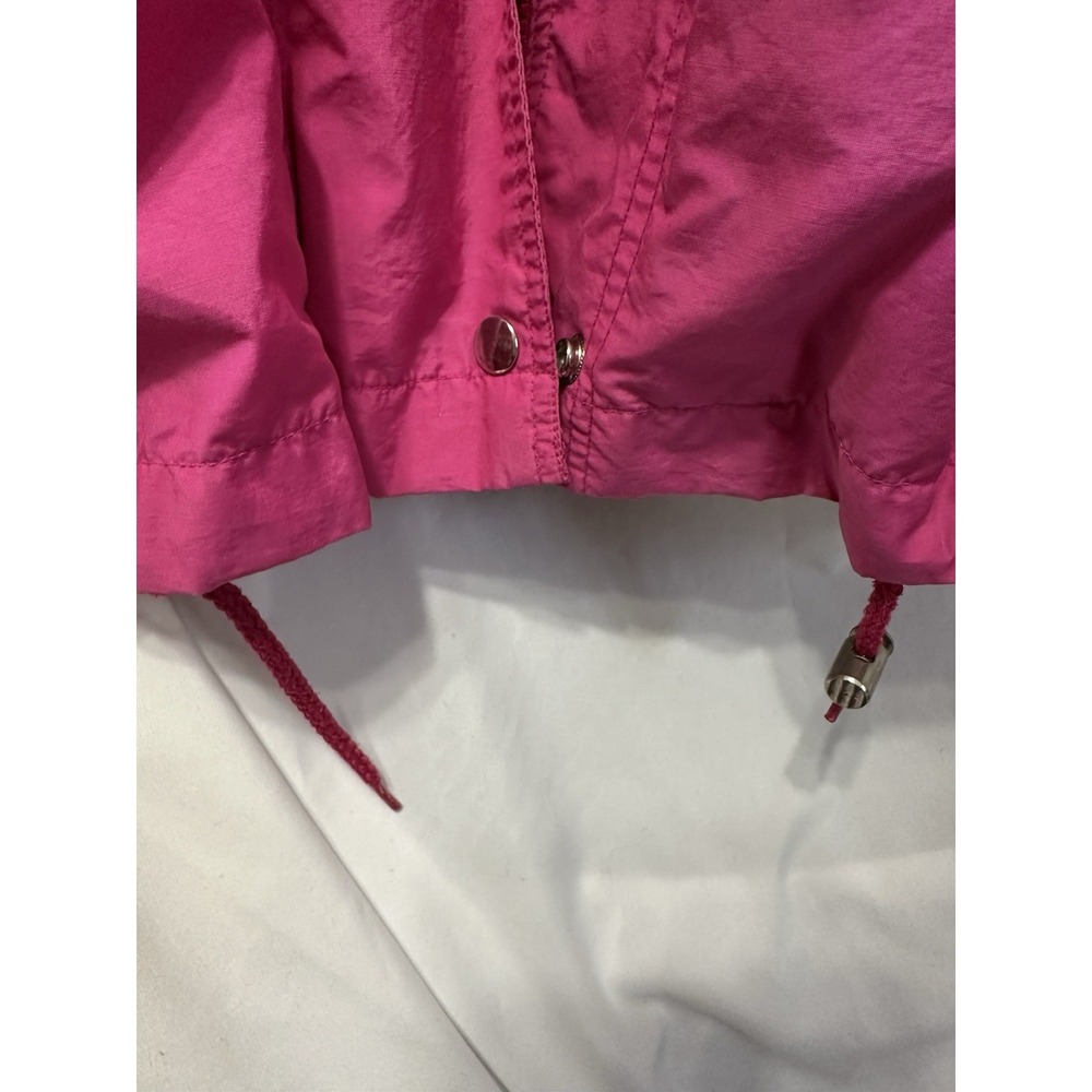 VTG Larry Levine Women's Pink Hooded Waterproof Lightweight Rain Jacket-Med(EUC) - Picture 2 of 11